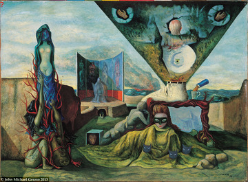 Los Dias De La Calle Gabino Barreda, 1944, Gunther Gerzso